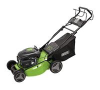 Draper 173cc 2-in-1 Self-Propelled Electric Start Lawn Mower |3.3kW 4.4HP Petrol Mulcher | Max Speed 3600 rpm |65L Grass Collection Bag | 530mm Cutting Width | 08674