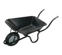 Heavy Duty Plastic Tray Contractors Wheelbarrow, 85L