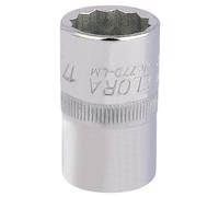 Draper 17mm 1/2" Square Drive Elora Bi-Hexagon Socket 24624