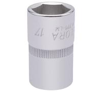 Draper 17mm 1/2" Square Drive Elora Hexagon Socket 15306