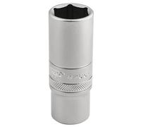 Draper 17mm 6 Point Metric Deep Socket 3/8" Sq Dr Satin Chrome 16585