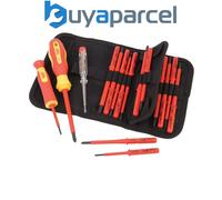 Draper 18 Pce VDE PZ/PH/SL Insulated Interchangeable Blade Screwdriver Set 05776