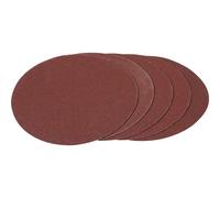Hook and Loop Aluminium Oxide Sanding Discs, 180mm, 100 Grit (Pack of 5)