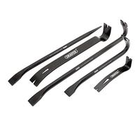 Draper 180mm to 450 mm 5 Piece Wrecking Bar Set | Crowbar Hand Tool |Heavy-Duty Pallet Buster | High Grade Steel Pry Bar | Aligning Bar | 26123