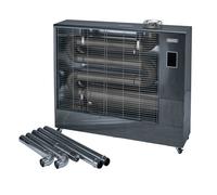 Draper 18104 230V Far Infrared Diesel Heater With Flue Kit 67 500 Btu/19.8Kw each 1