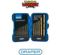 Draper 18549 Metric Titanium Nitride Coated Hss Drill Bit Set (15 Piece) per set