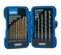 Draper 18551 Metric Combination HSS and Masonry Drill Bit Set (17 Piece)