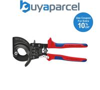 Knipex 18555 95 31 250 Ratchet Action Cable Cutter 250Mm each