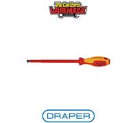 Draper 18798 KNIPEX 98 20 10 VDE Insulated Slotted Screwdriver 100 x 200mm