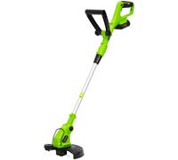 Draper 18DC01 18v Cordless 2 in 1 Grass Trimmer 250mm 1 x 2ah Li-ion Battery Charger