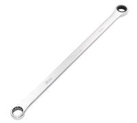 Draper 18mm Metric Extra Long Double Ring Ratchet Spanner Chrome 27776