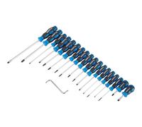 Draper Soft Grip Screwdriver Set 19 Piece - Blue/Black