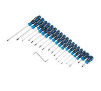 Draper 19 Piece Soft Grip Screwdriver Set Chrome Vanadium Tx-Star Pz Slot Cross
