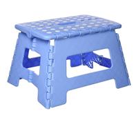 Draper 19258 Plastic Anti Slip Folding Step Stool, Blue