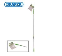 Draper Telescopic Fruit Picker 160-298cm Basket 22cm Deep Pick High Fruit Trees