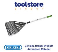 Draper Telescopic Garden Lawn Leaf Rake Gardening Extendable 90cm-1.3m 19776