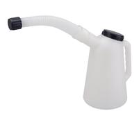 Draper 1L Measuring Jug | Flexible Spout | Metric and US Imperial Graduations | Compatible With Fuels and Most Acids | 43963, Blue