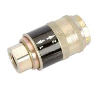 Draper 41879 1/4in Bsp Female Parallel ftSafeflowft Air Line Coupling each 1