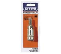 Draper 1x 3/8" Bore Vertex Air Line Coupling with Tailpiece Professional Tool