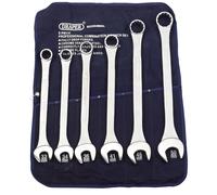 Draper 1x 6 Piece Heavy Duty Long Pattern Metric Spanner Set Professional Tool
