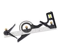 Draper 1x Combination Square with Centre Head and Protractor Professional Tool