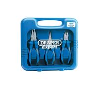 Draper 1x Expert 3 Piece Heavy Duty Soft Grip Pliers Set Professional Tool 69289