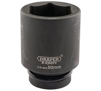 Draper Expert 05155 Expert Hi-Torq® 6 Point Deep Impact Socket 1in Sq. Dr. 50Mm each