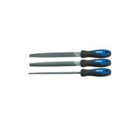 Draper 1x Files 3 Piece 200mm Soft Grip Engineers File Set Professional Tool