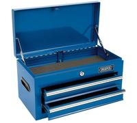 Draper 2 Drawer Tool Chest and Tool Box, Blue