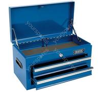 Draper 2 Drawer Tool Chest and Tool Box, Blue