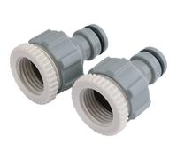 Draper GWPPATC2 1/2" & 3/4" BSP Tap Connectors 2 pack