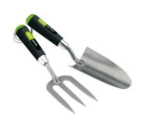 Draper 2 Piece Carbon Steel Garden Tools Set | Hand Fork and Trowel Set | Heavy…