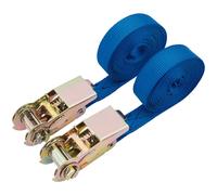 Draper 60968 Ratcheting Tie Down Straps 4.5M X 25Mm 400Kg (2 Piece) each