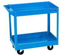 Draper 2 Shelf Trolley Blue