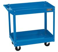 Draper 2 Tier Tool Trolley Heavy Duty Steel With Powder Coated Protective Finish