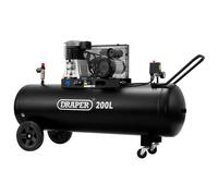 Draper 200L Belt Driven Air Compressor 2.2kW 3hp 230V Displacement 13 cfm 55315