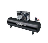 Draper Air Compressor - Belt Drive, 3HP, 200ltr