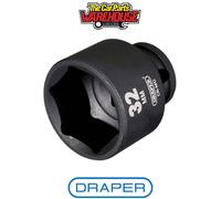 Draper 20189 Draper Hi-TORQ Impact Socket 1/2" Sq Dr 32mm