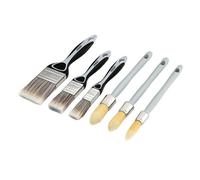 Draper 20450 6 Piece Flat and Round Sash Paint Brush Set