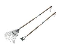 Draper 20689 Childrens Young Gardener Dutch Hoe 20688 Lawn Rake Carbon Steel