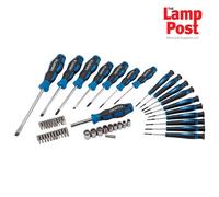 Draper Screwdriver, Socket and Bit Set 20721 - 49-piece Chrome Vanadium Steel Case
