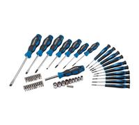 Draper Screwdriver, Socket and Bit Set 20721 - 49-piece Chrome Vanadium Steel Case