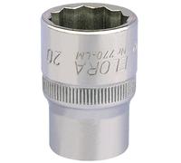 Draper 20mm 1/2" Square Drive Elora Bi-Hexagon Socket 24658