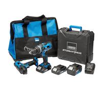 Draper 20VIMP Storm Force 20V Cordless Impact Kit 2 x 4Ah Batteries