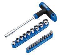 Draper 21011 T-Handle Screwdriver, Socket and Bit Set, 1/4" Sq. Dr. (22 Piece)