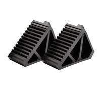 Draper 21132 Rubber Wheel Chocks, 6 Tonne (Pair), Black