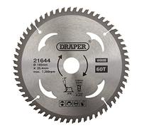 Draper 21644 Tct Circular Saw Blade For Laminate & Wood 185 X 25.4Mm 60T each 1