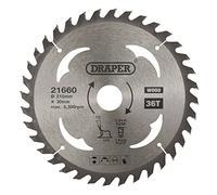 Draper 21660 TCT Circular Saw Blade for Wood, 210 x 30mm, 36T