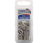 Draper 21710 Expert Metric Thread Insert, Refill Pack, M10 x 1.5", Pack of 12