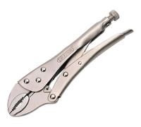 Draper 220mm Curved Jaw Self Grip Pliers Locking Mole Grips Wrench Tool Clamp
